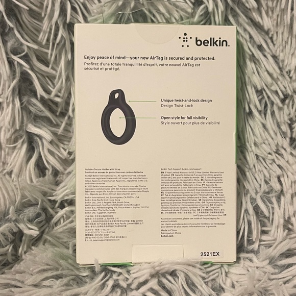 Apple AirTag Secure holder with strap - Picture 2 of 5